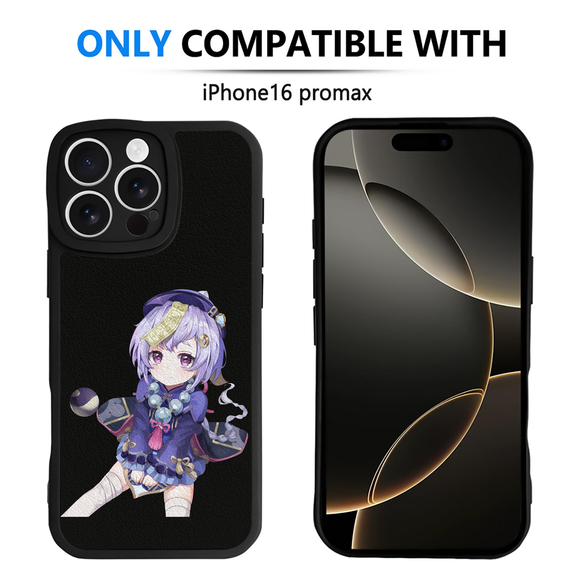 げんし神 七七 なな  genshin Nana 【iPhone 16シリーズ対応】シリコンスマホケース（レザー調） 材質：シリコン